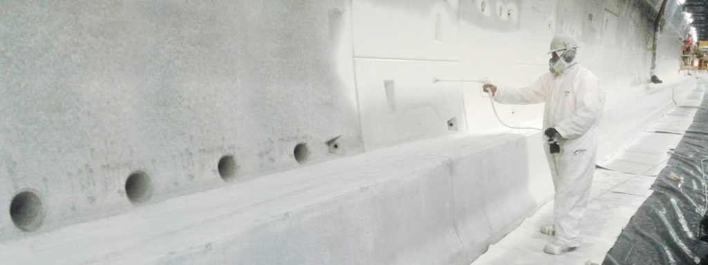 Tunnels coating